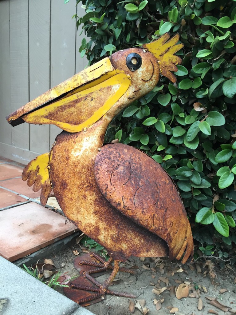 B Pelican Yard Art La Jolla